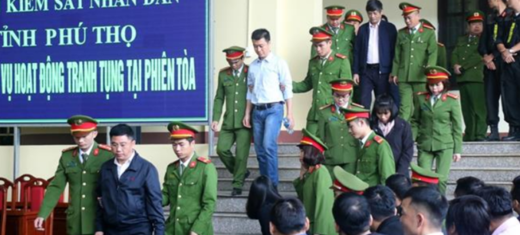 Những đối tượng mà Nguyễn Văn Dương phải nộp tiền khi bị bắt